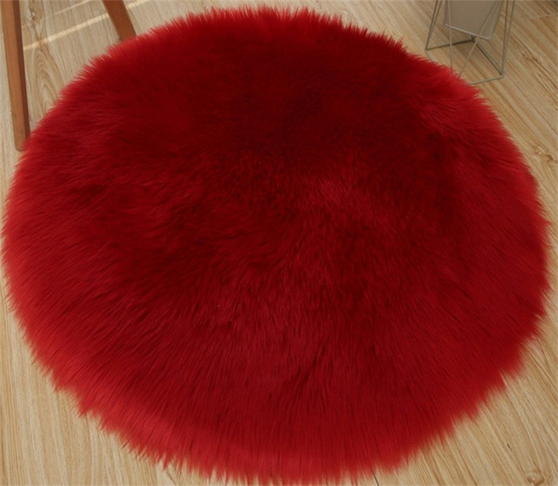 Faux Fur Carpet Circle