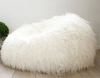 fluffy faux fur bean bag