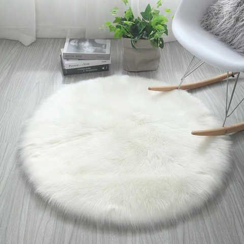 Faux Fur Carpet Circle