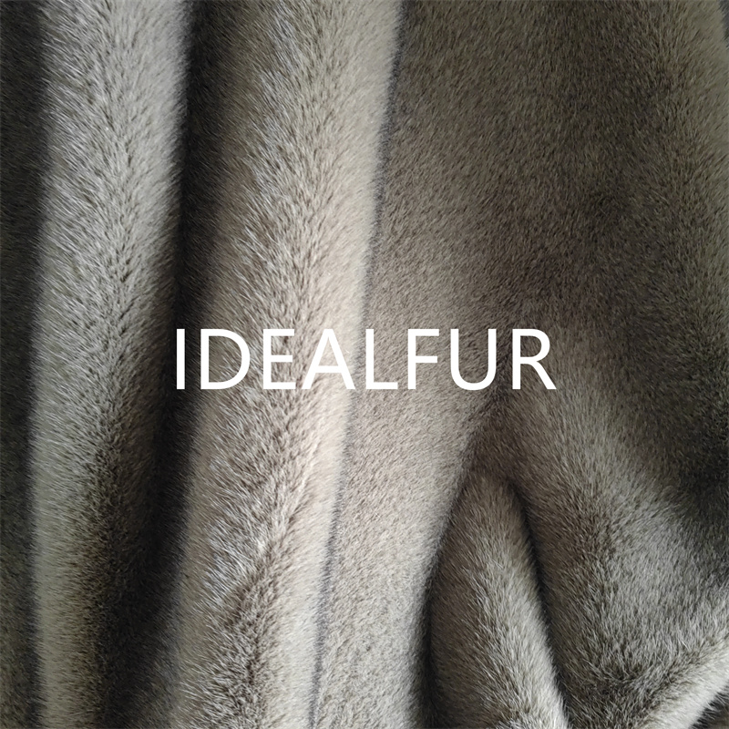 High Imitation Faux Mink Fur with tip dyeing