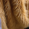 Eco-Friendly Orange Acrylic Faux Fox Fur