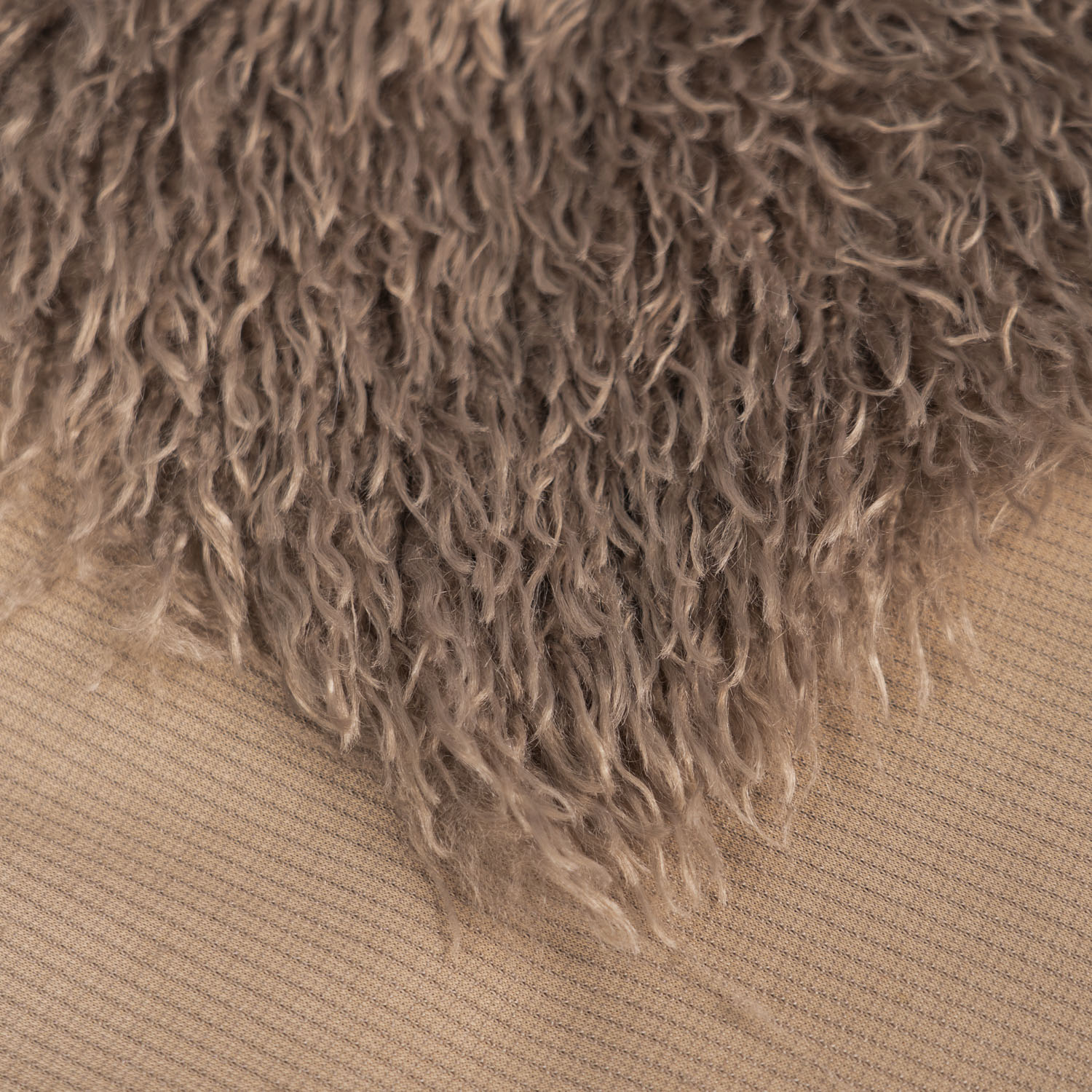 100% Polyester Long Pile Mongolia Faux Fur For Garment