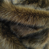 Coffee-Colored Black-Tipped Acrylic Faux Fox Fur