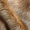 Eco-Friendly Orange Acrylic Faux Fox Fur