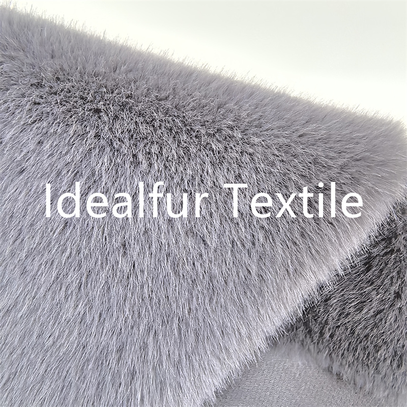 Luxury Short Pile Mink Faux Fur Fabric for Garment 