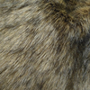 Coffee-Colored Black-Tipped Acrylic Faux Fox Fur