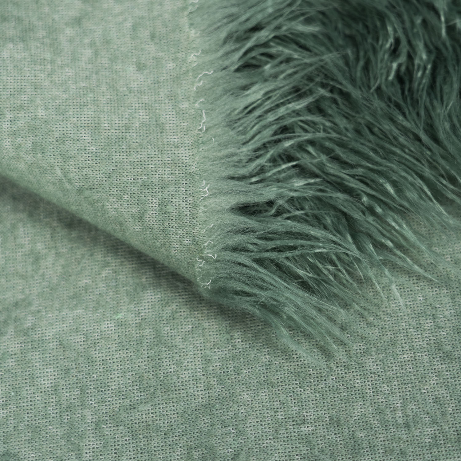 100% Polyester Long Pile Mongolia Faux Fur For Garment