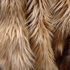 Eco-Friendly Orange Acrylic Faux Fox Fur