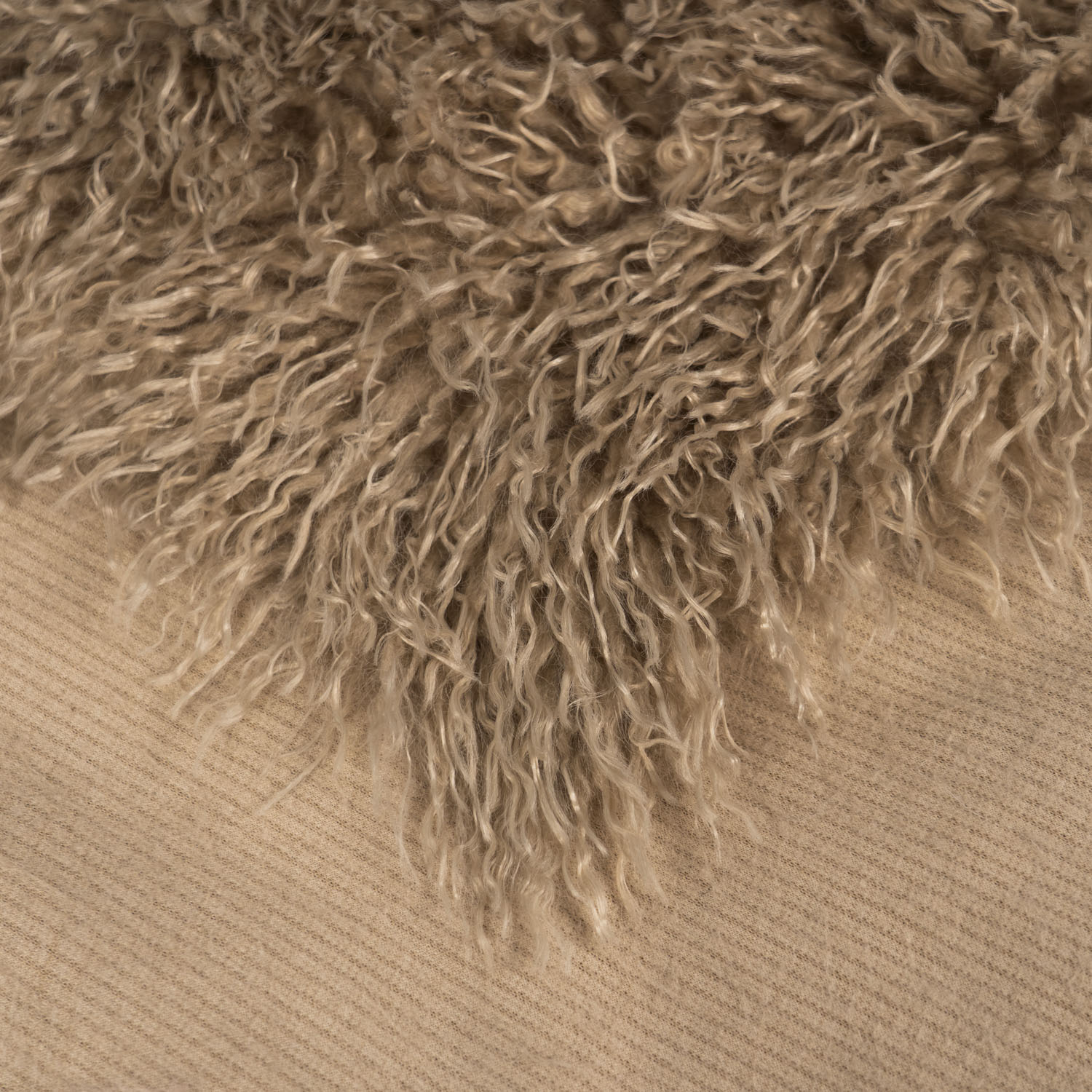 100% Polyester Long Pile Mongolia Faux Fur For Garment