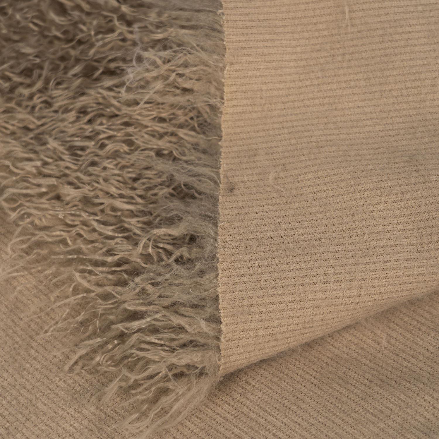 100% Polyester Long Pile Mongolia Faux Fur For Garment