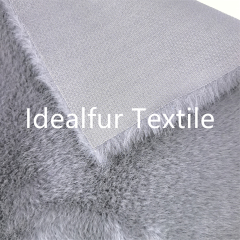 Luxury Short Pile Mink Faux Fur Fabric for Garment 