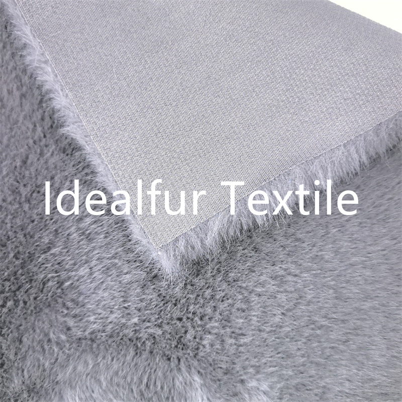 Luxury Short Pile Mink Faux Fur Fabric for Garment 