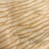 Striped Two-Color Jacquard Knit Faux Fur