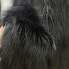 Deep Extra Black Premium Acrylic Faux Fox Fur